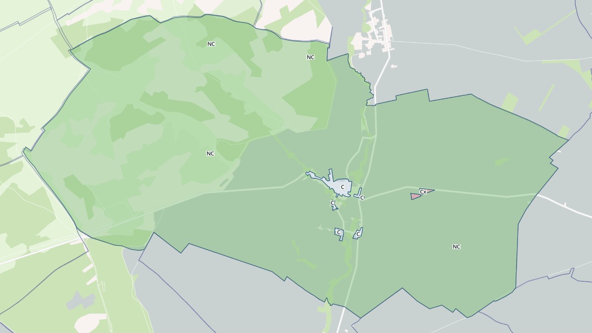 Aperçu cartographique de Saint-Ouen-Domprot, centré sur la commune