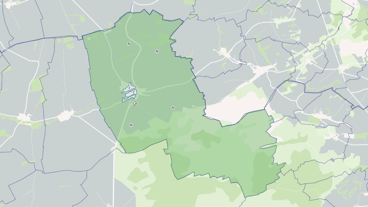 Aperçu cartographique de Sommepy-Tahure, centré sur la commune