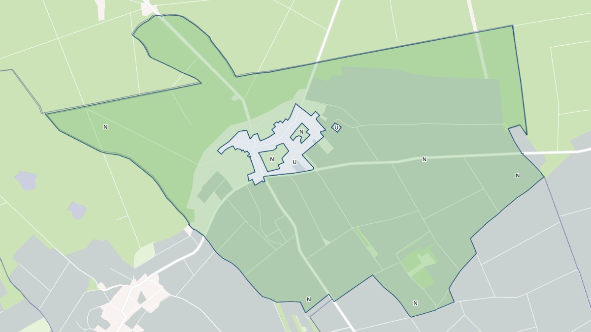 Aperçu cartographique de Soulières, centré sur la commune