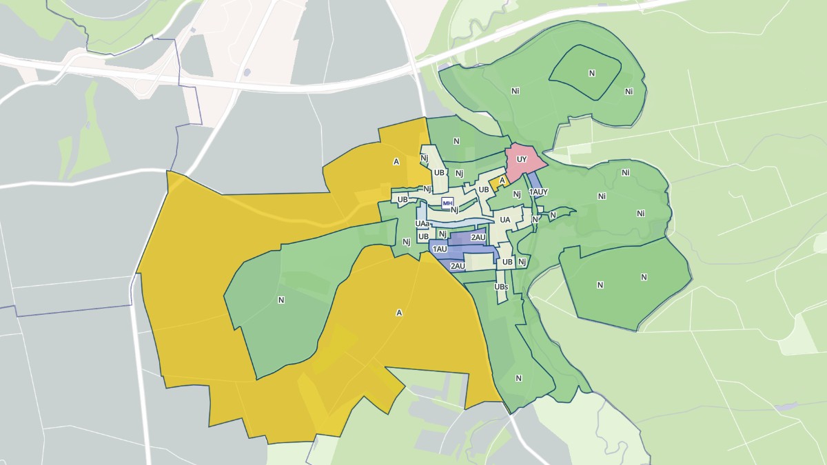 Aperçu cartographique de Verrières, centré sur la commune