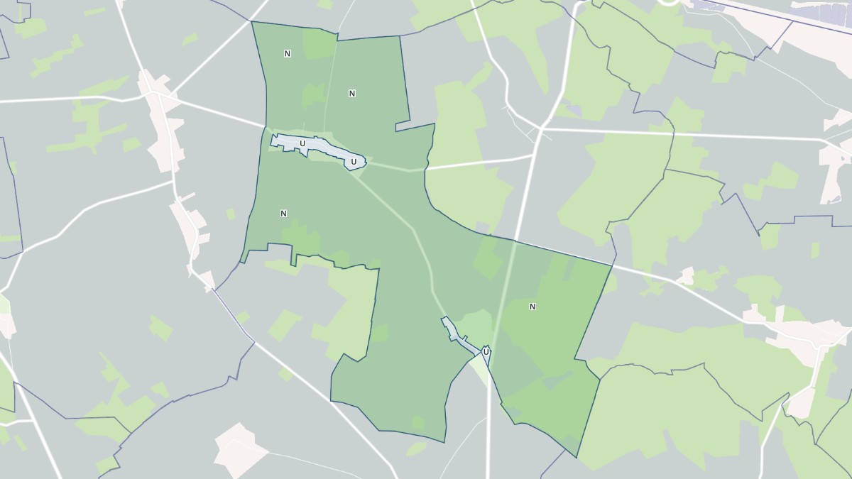 Aperçu cartographique de La Villeneuve-lès-Charleville, centré sur la commune