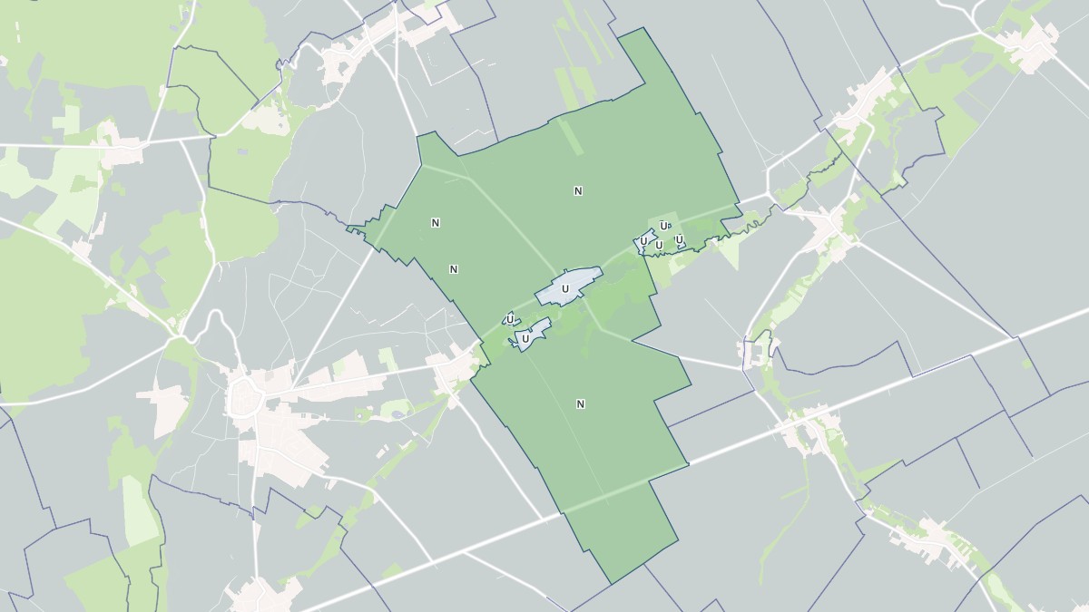 Aperçu cartographique de Villeneuve-Renneville-Chevigny, centré sur la commune