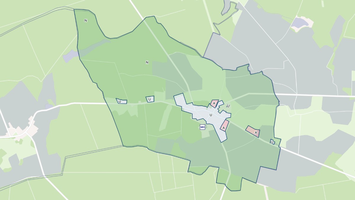 Aperçu cartographique de Villers-aux-Bois, centré sur la commune
