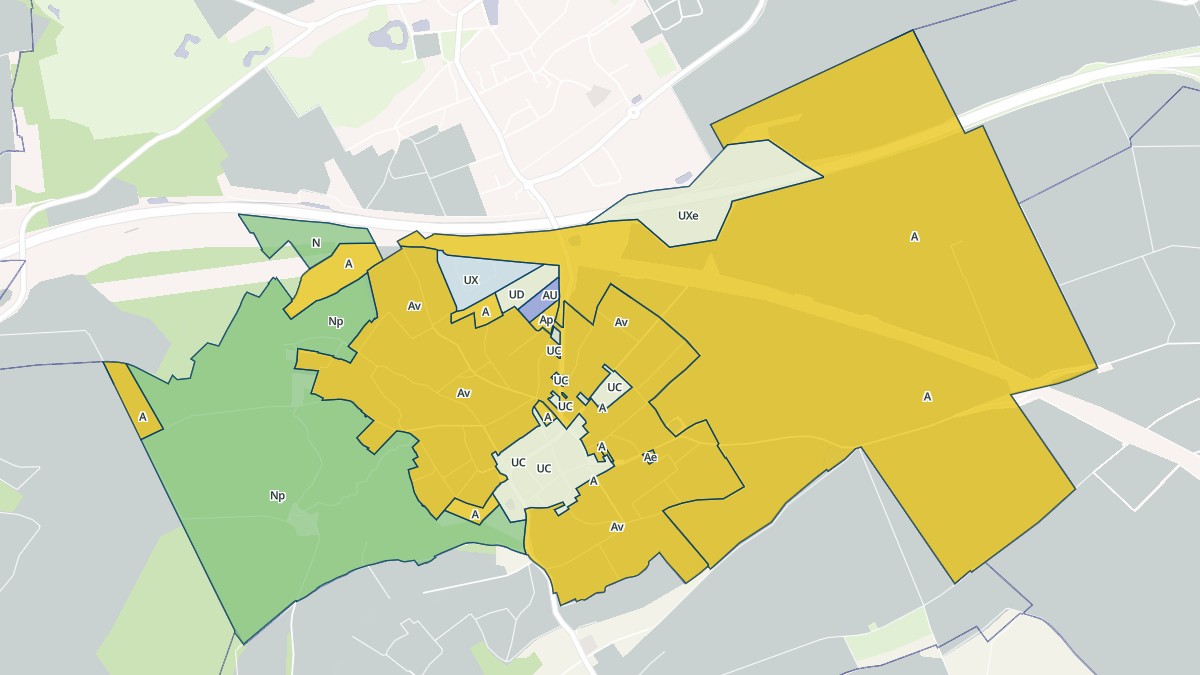 Aperçu cartographique de Vrigny, centré sur la commune
