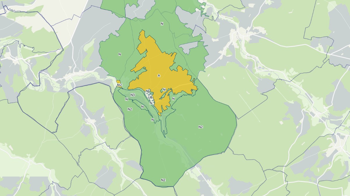 Aperçu cartographique de Aubepierre-sur-Aube, centré sur la commune