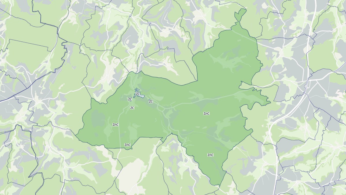 Aperçu cartographique de Auberive, centré sur la commune