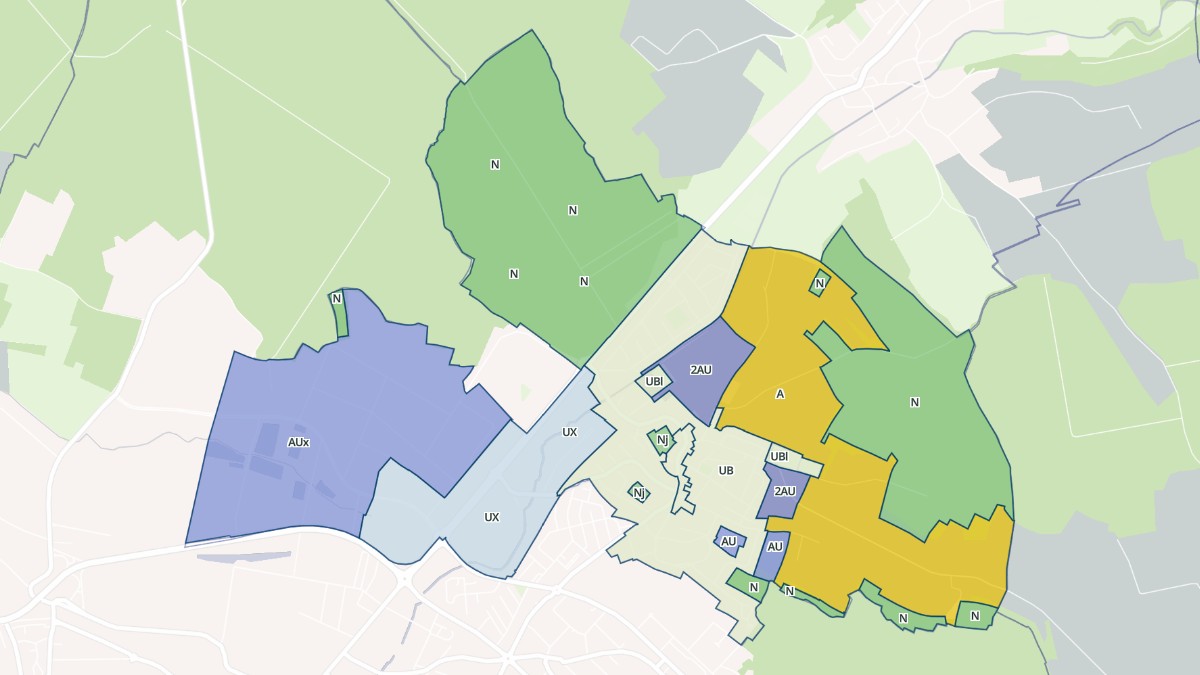 Aperçu cartographique de Bettancourt-la-Ferrée, centré sur la commune