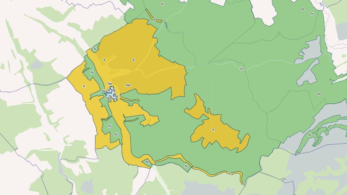 Aperçu cartographique de Beurville, centré sur la commune