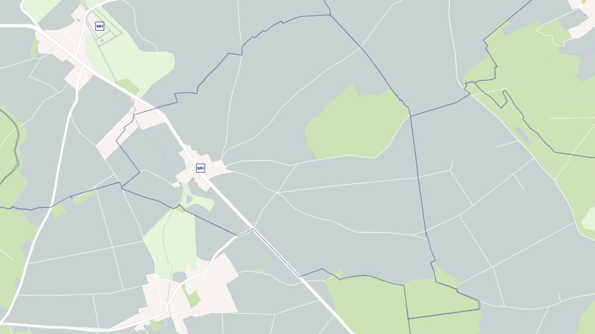 Aperçu cartographique de Blaisy, centré sur la commune
