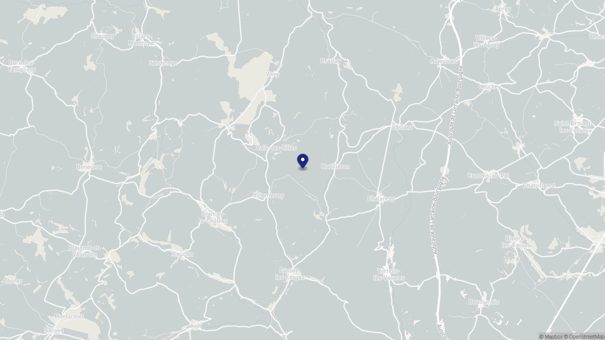 Aperçu cartographique de Vals-des-Tilles, centré sur la commune
