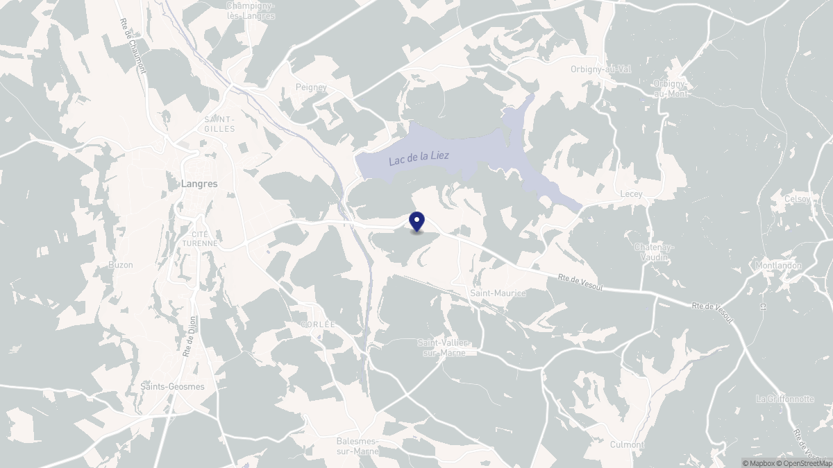 Aperçu cartographique de Chatenay-Mâcheron, centré sur la commune