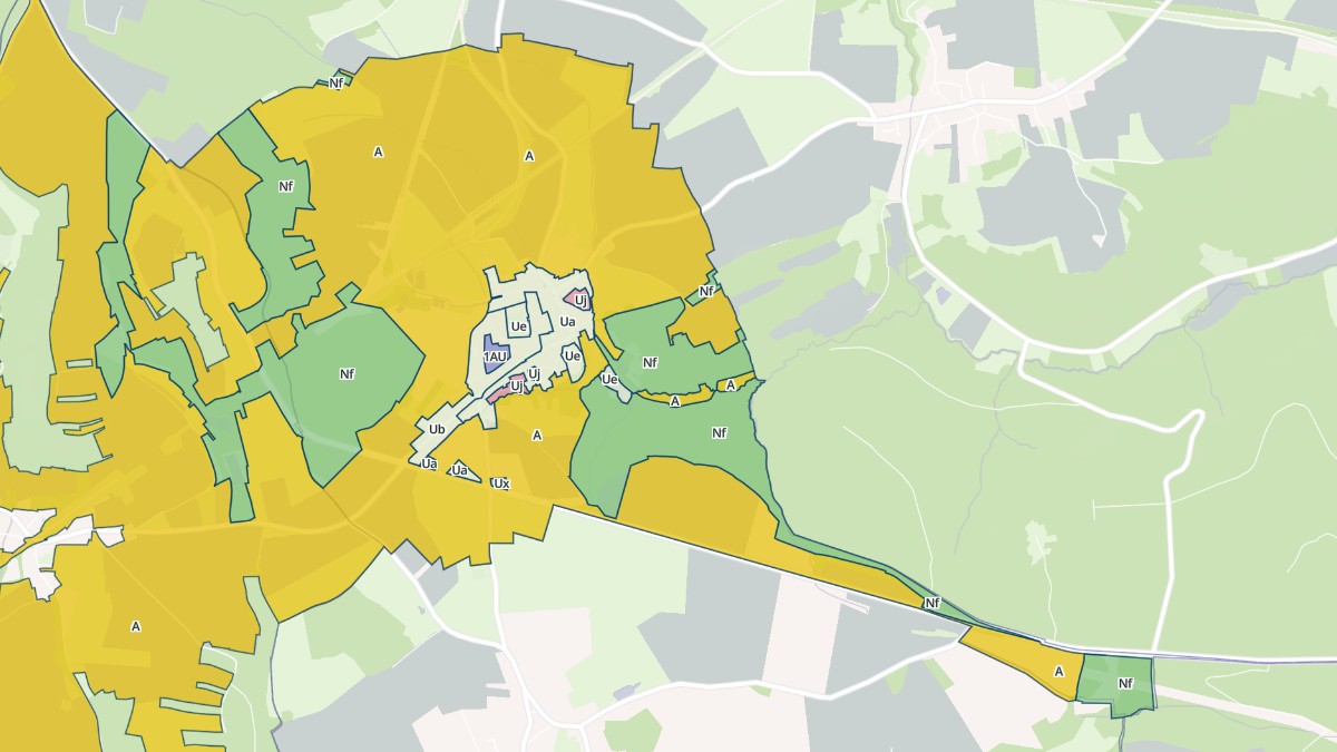 Aperçu cartographique de Chaudenay, centré sur la commune