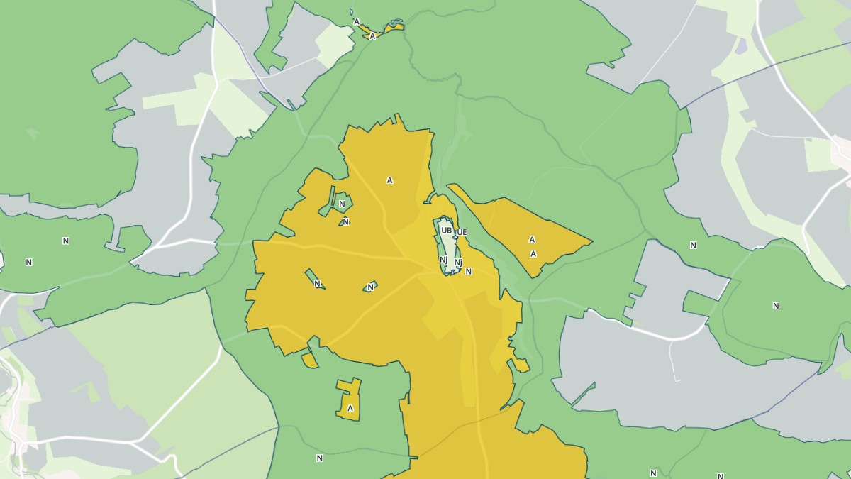 Aperçu cartographique de Consigny, centré sur la commune