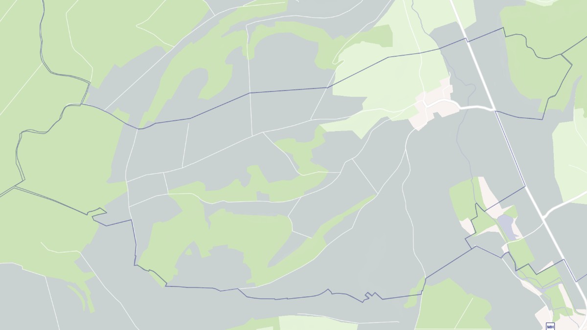 Aperçu cartographique de Daillancourt, centré sur la commune