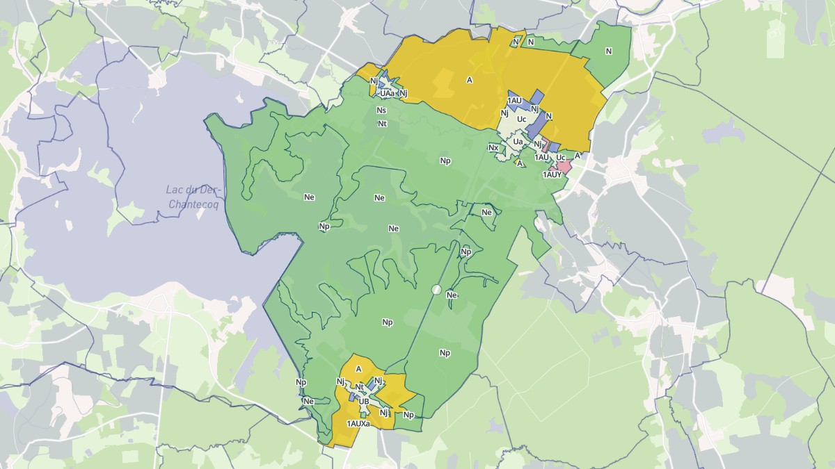 Aperçu cartographique de Éclaron-Braucourt-Sainte-Livière, centré sur la commune