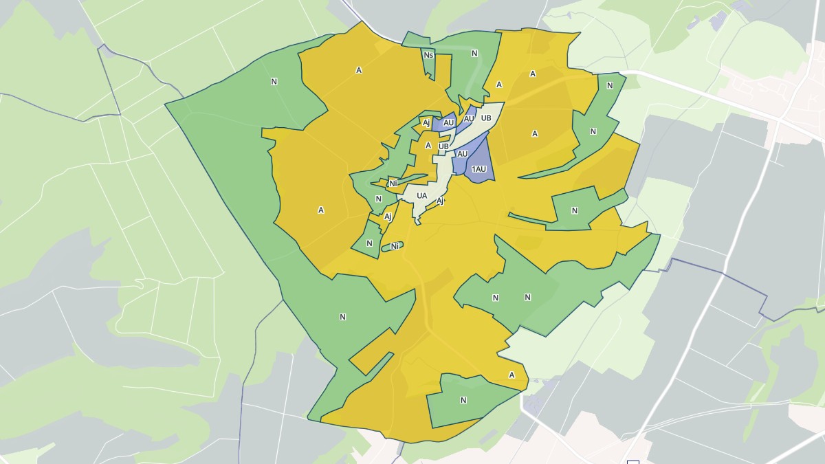 Aperçu cartographique de Euffigneix, centré sur la commune