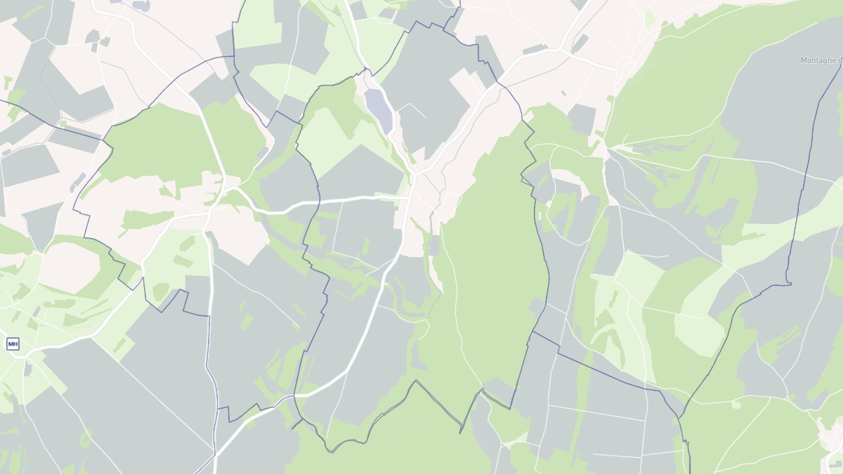 Aperçu cartographique de Farincourt, centré sur la commune