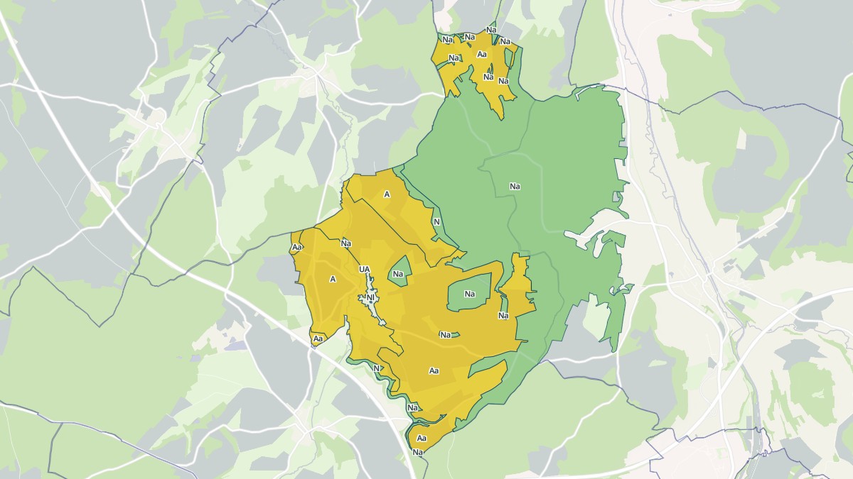 Aperçu cartographique de Faverolles, centré sur la commune