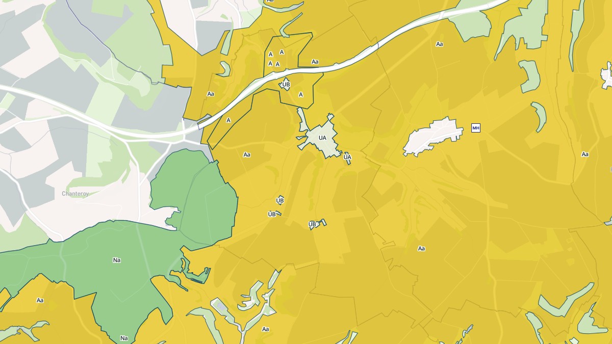 Aperçu cartographique de Frécourt, centré sur la commune