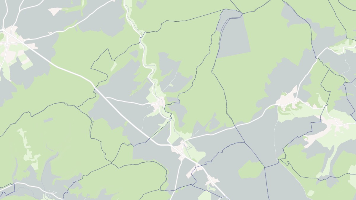 Aperçu cartographique de Juzennecourt, centré sur la commune