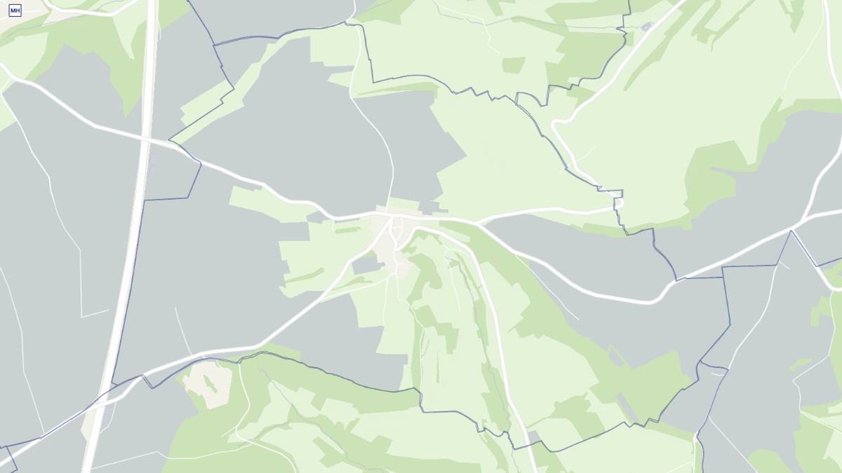 Aperçu cartographique de Leuchey, centré sur la commune