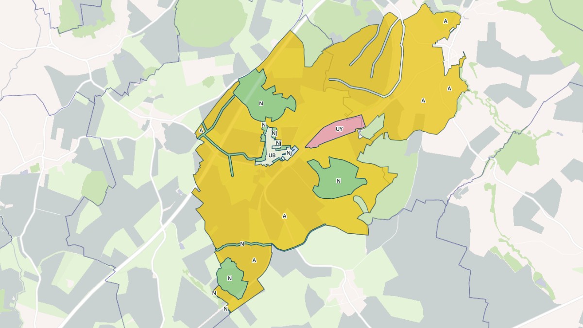 Aperçu cartographique de Merrey, centré sur la commune