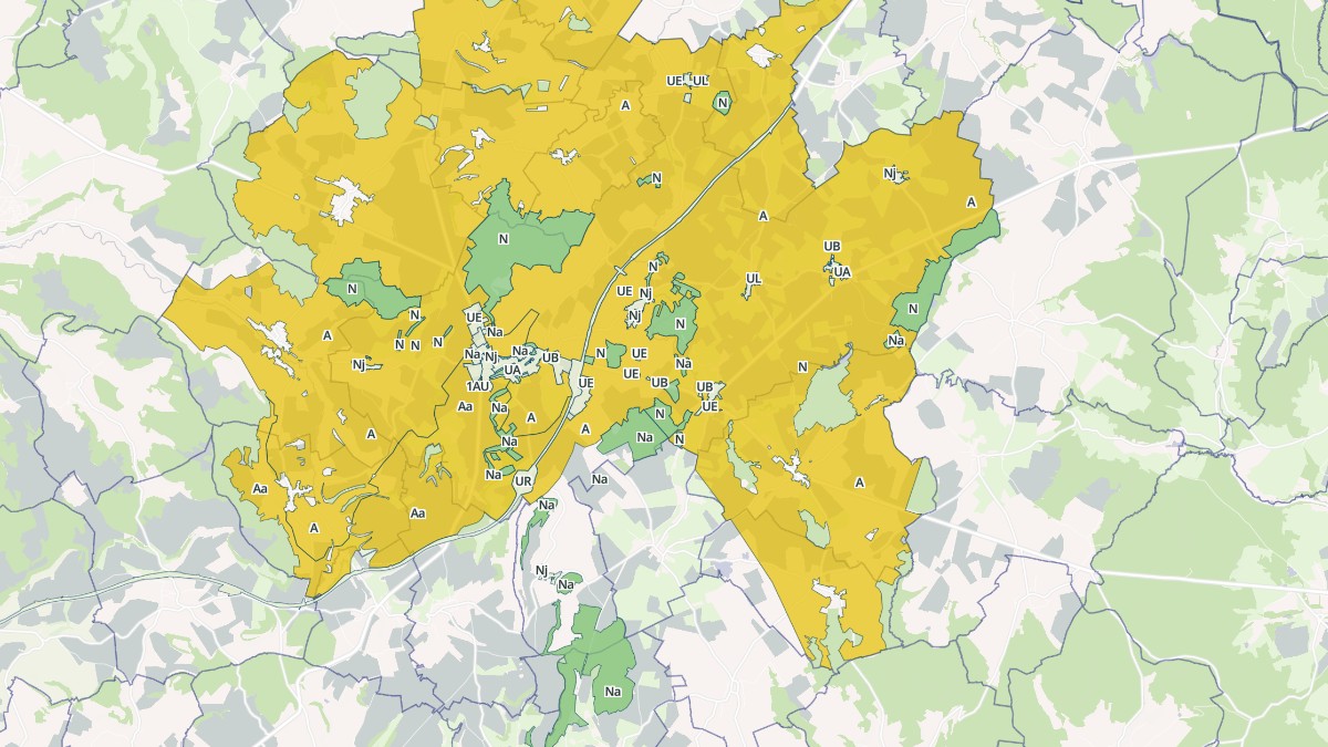 Aperçu cartographique de Val-de-Meuse, centré sur la commune