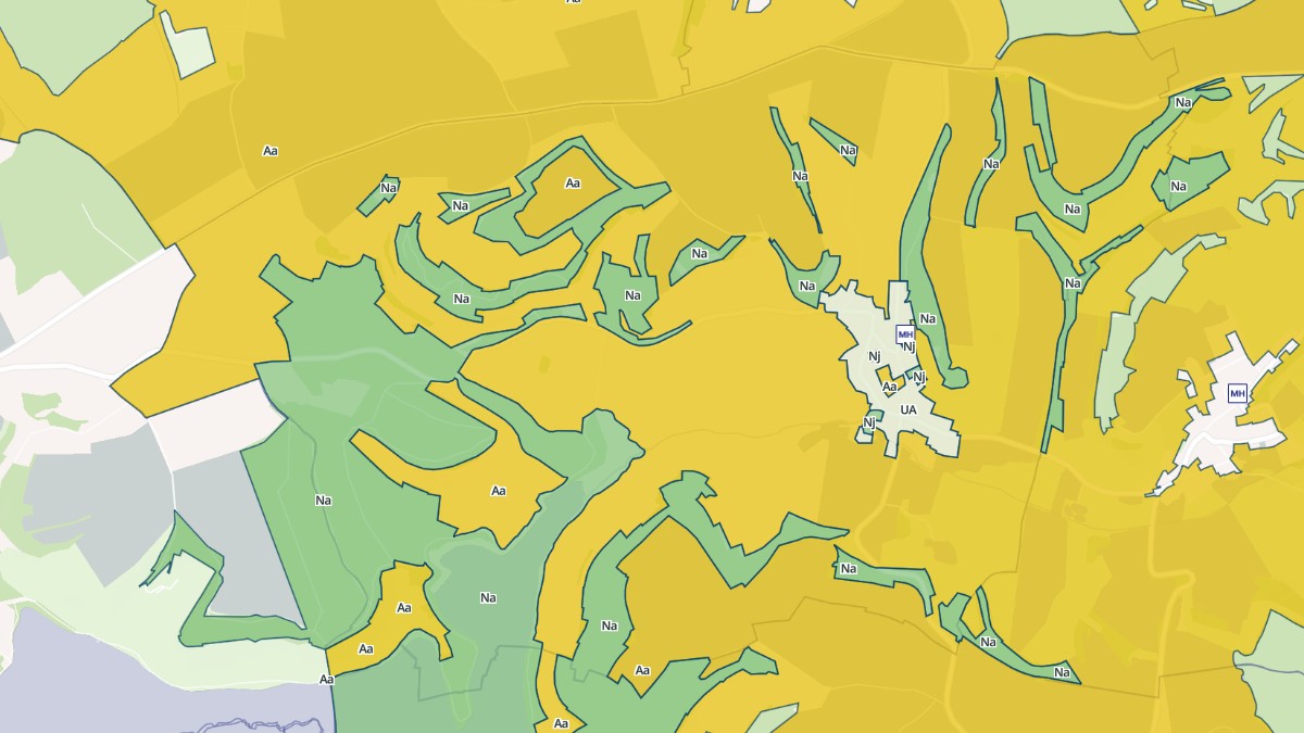 Aperçu cartographique de Orbigny-au-Val, centré sur la commune