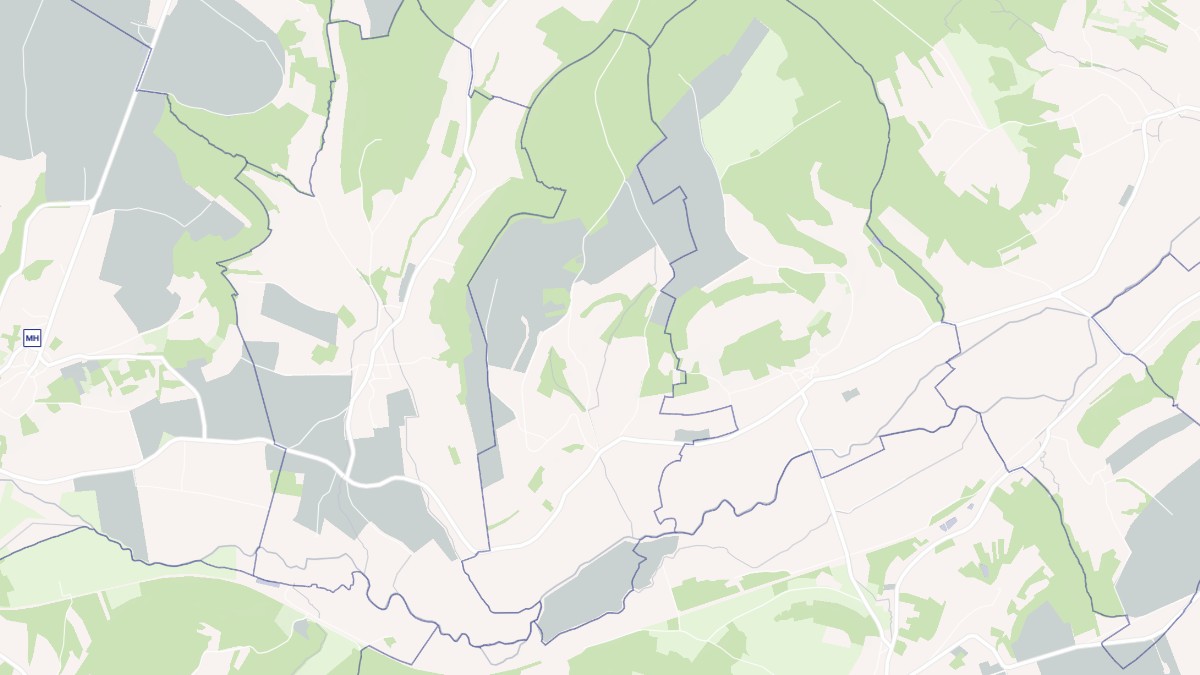 Aperçu cartographique de Pisseloup, centré sur la commune