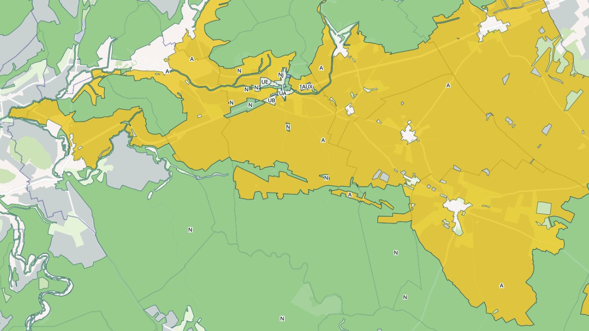 Aperçu cartographique de Saint-Blin, centré sur la commune
