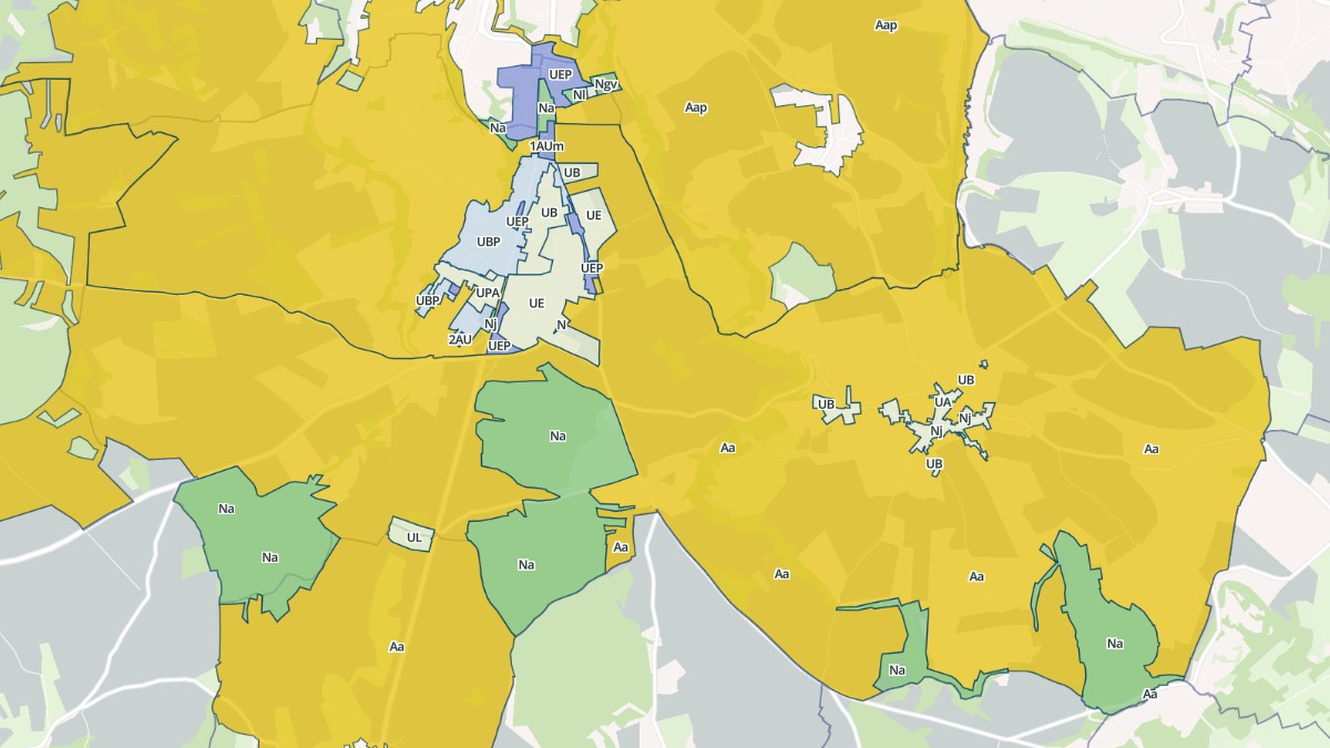 Aperçu cartographique de Saints-Geosmes, centré sur la commune