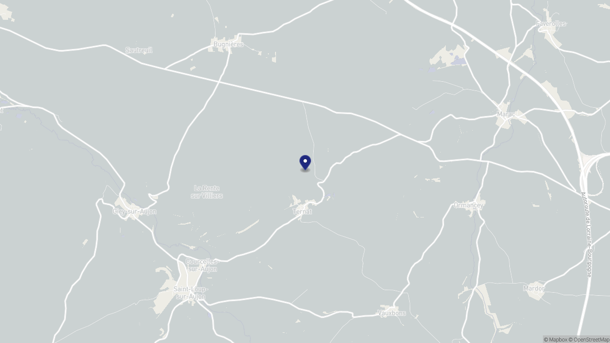 Aperçu cartographique de Ternat, centré sur la commune