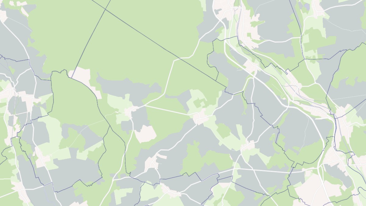 Aperçu cartographique de Troisfontaines-la-Ville, centré sur la commune