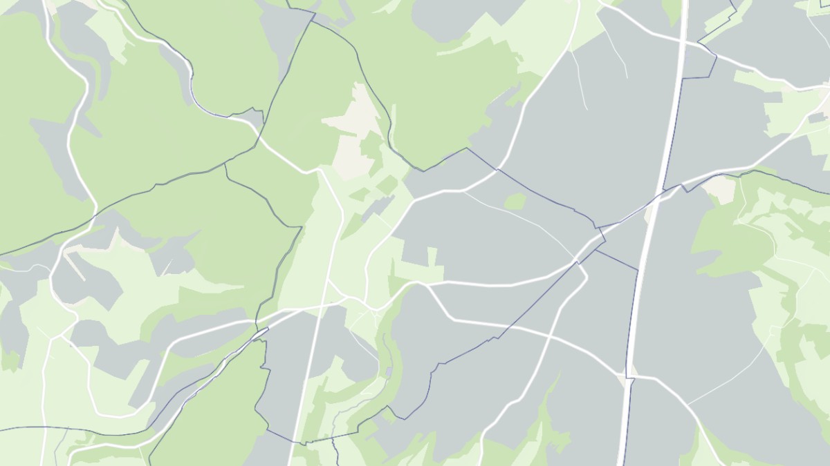 Aperçu cartographique de Vaillant, centré sur la commune