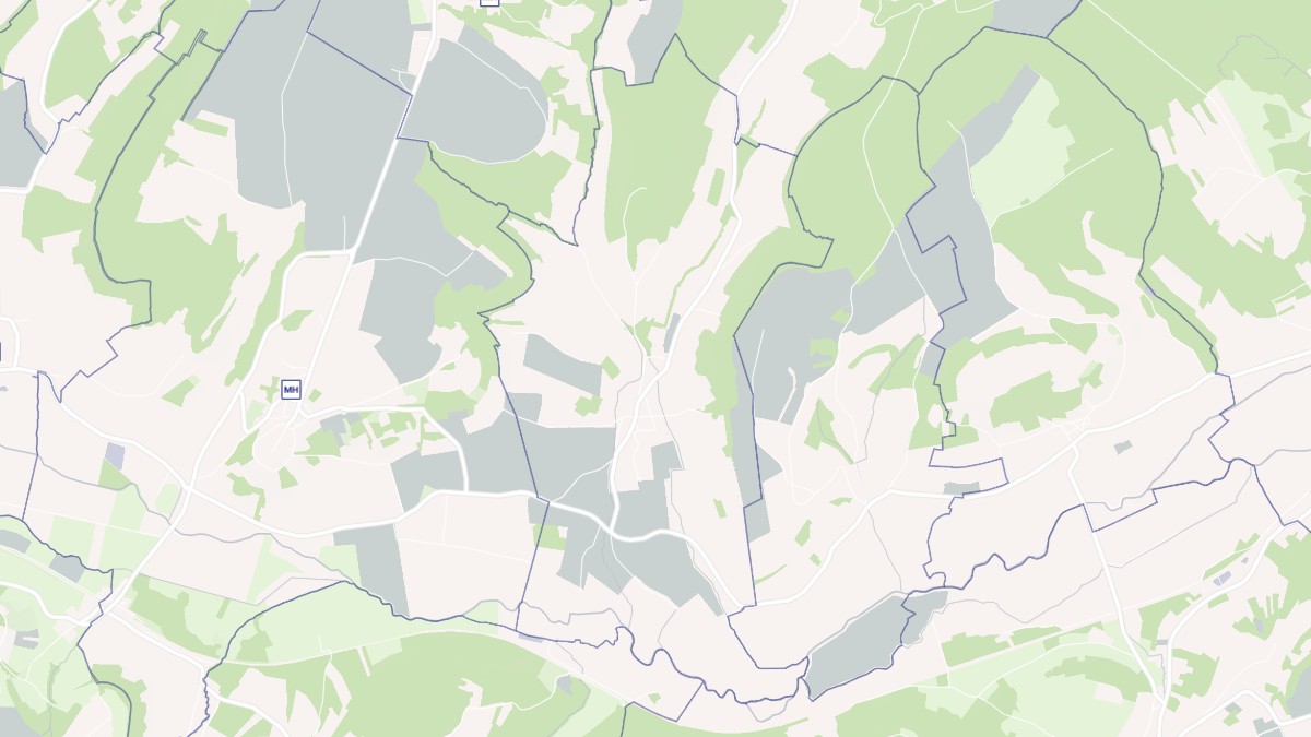 Aperçu cartographique de Velles, centré sur la commune