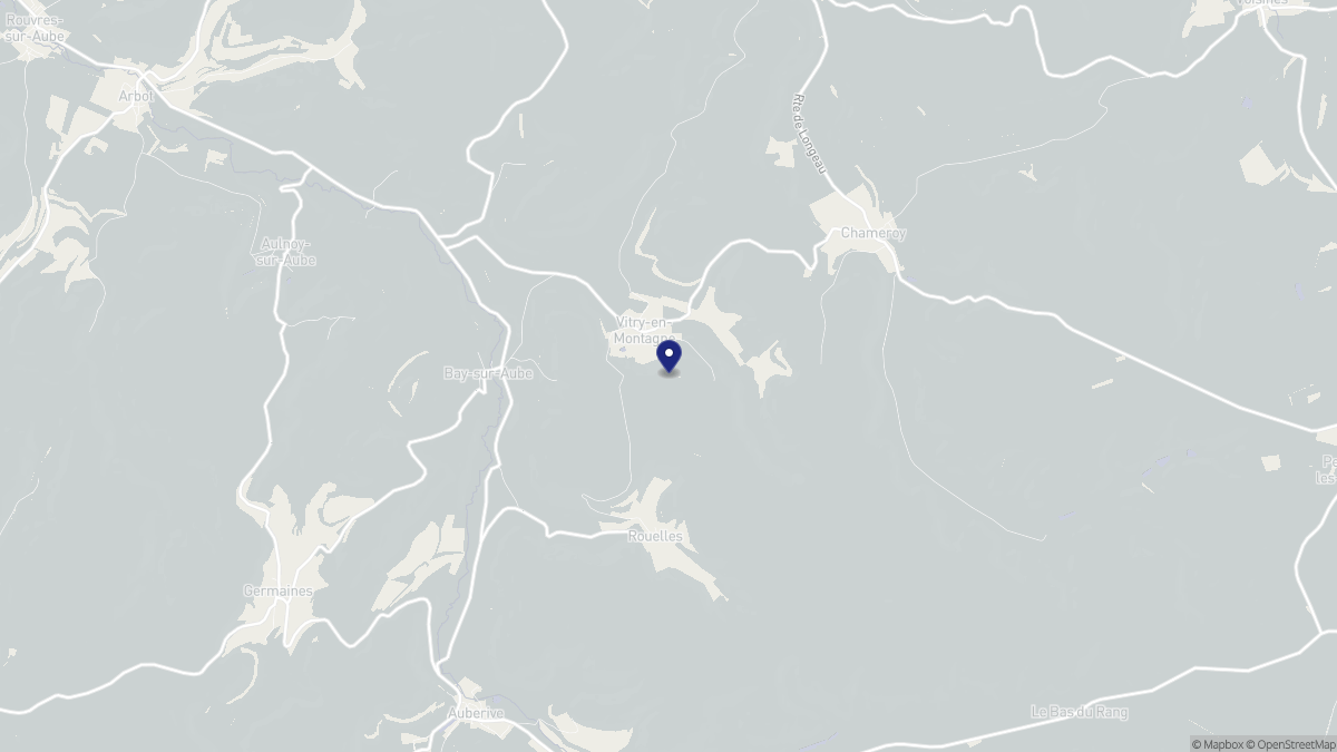 Aperçu cartographique de Vitry-en-Montagne, centré sur la commune