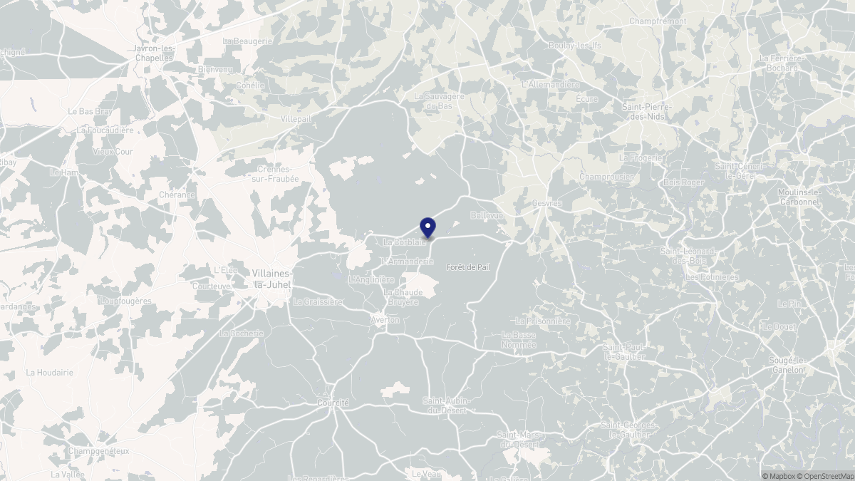 Aperçu cartographique de Averton, centré sur la commune