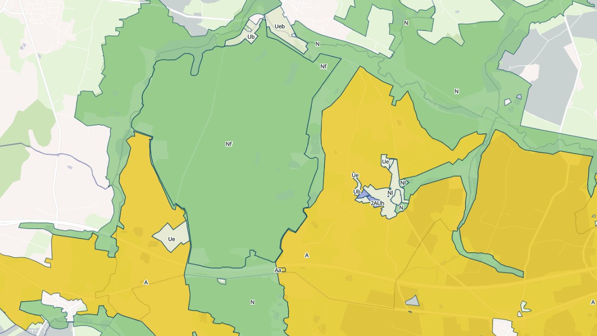 Aperçu cartographique de La Brûlatte, centré sur la commune