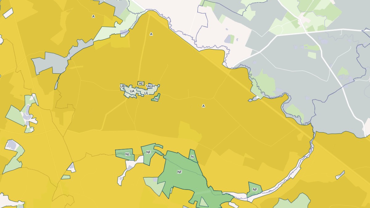 Aperçu cartographique de Le Buret, centré sur la commune