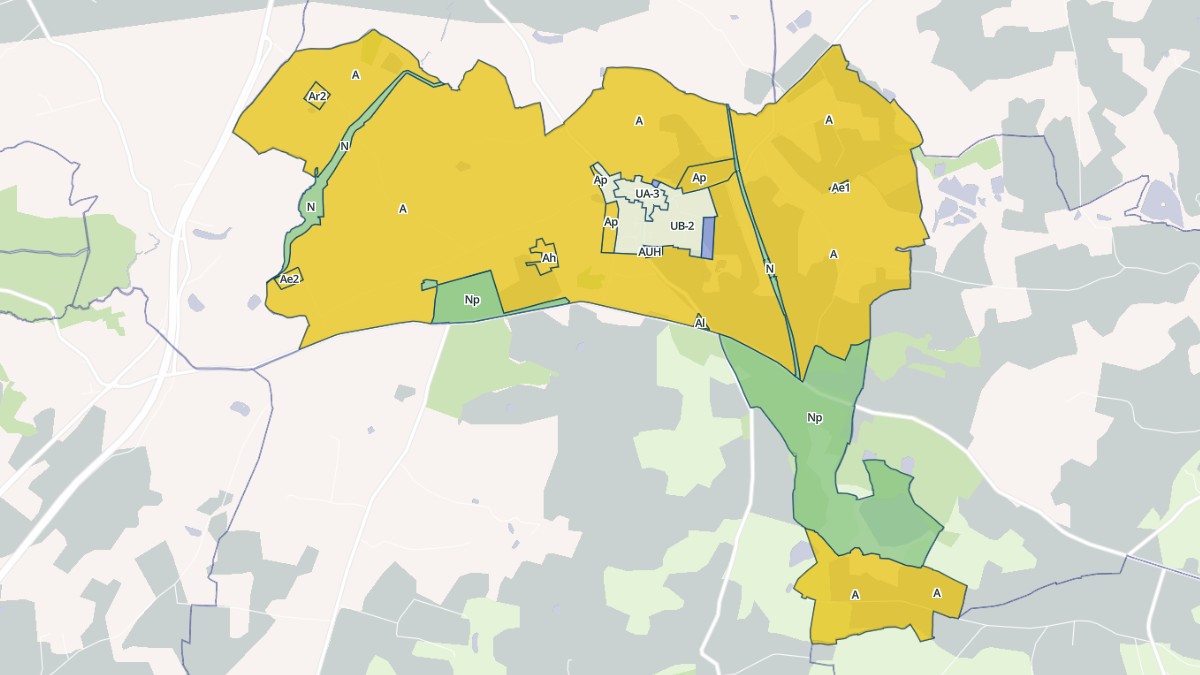 Aperçu cartographique de Châlons-du-Maine, centré sur la commune
