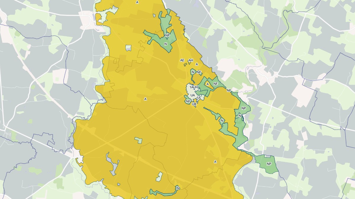 Aperçu cartographique de Chémeré-le-Roi, centré sur la commune
