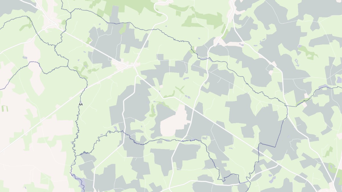 Aperçu cartographique de La Croixille, centré sur la commune