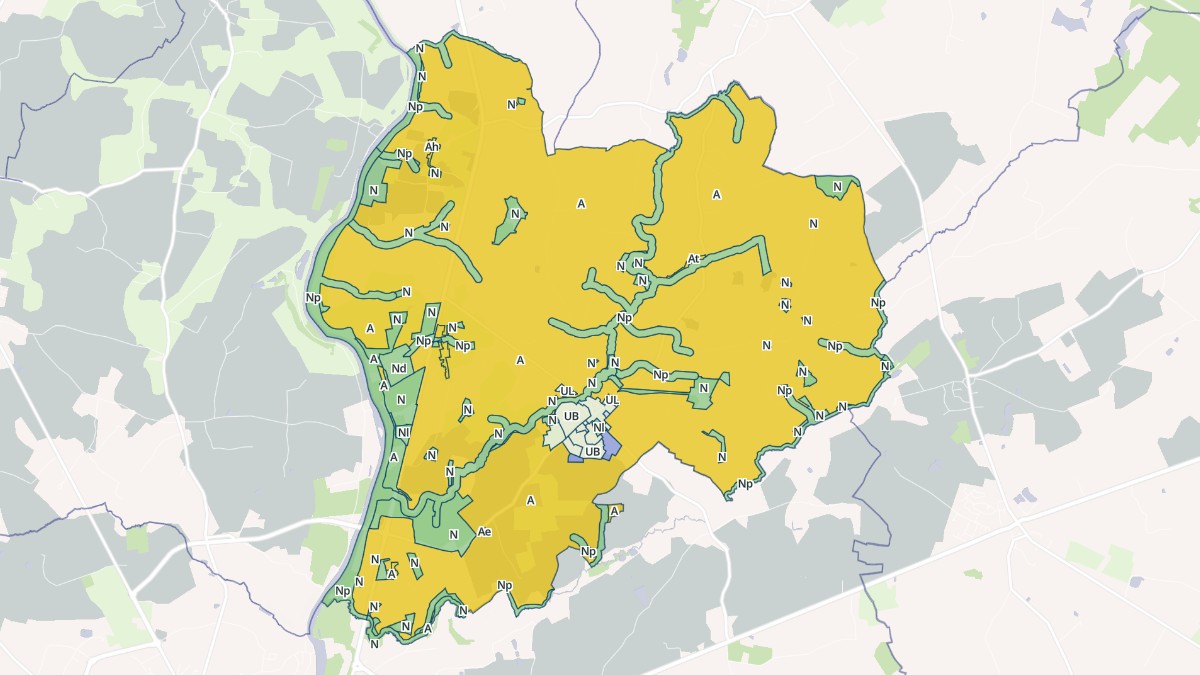 Aperçu cartographique de Fromentières, centré sur la commune
