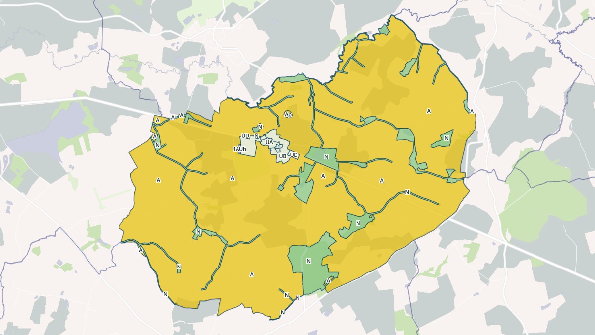 Aperçu cartographique de Grazay, centré sur la commune
