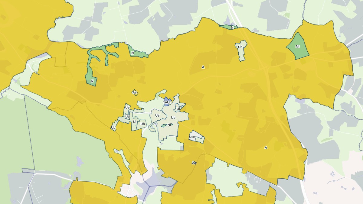 Aperçu cartographique de Saint-Ouën-des-Toits, centré sur la commune