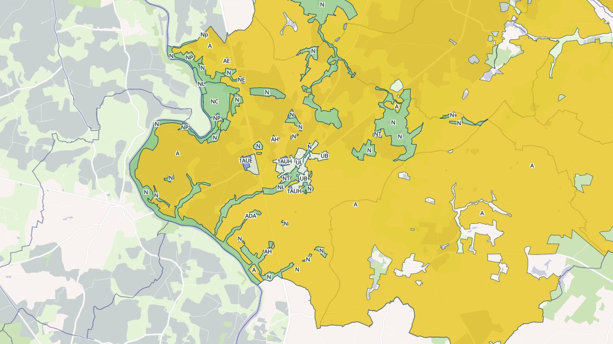 Aperçu cartographique de Villiers-Charlemagne, centré sur la commune