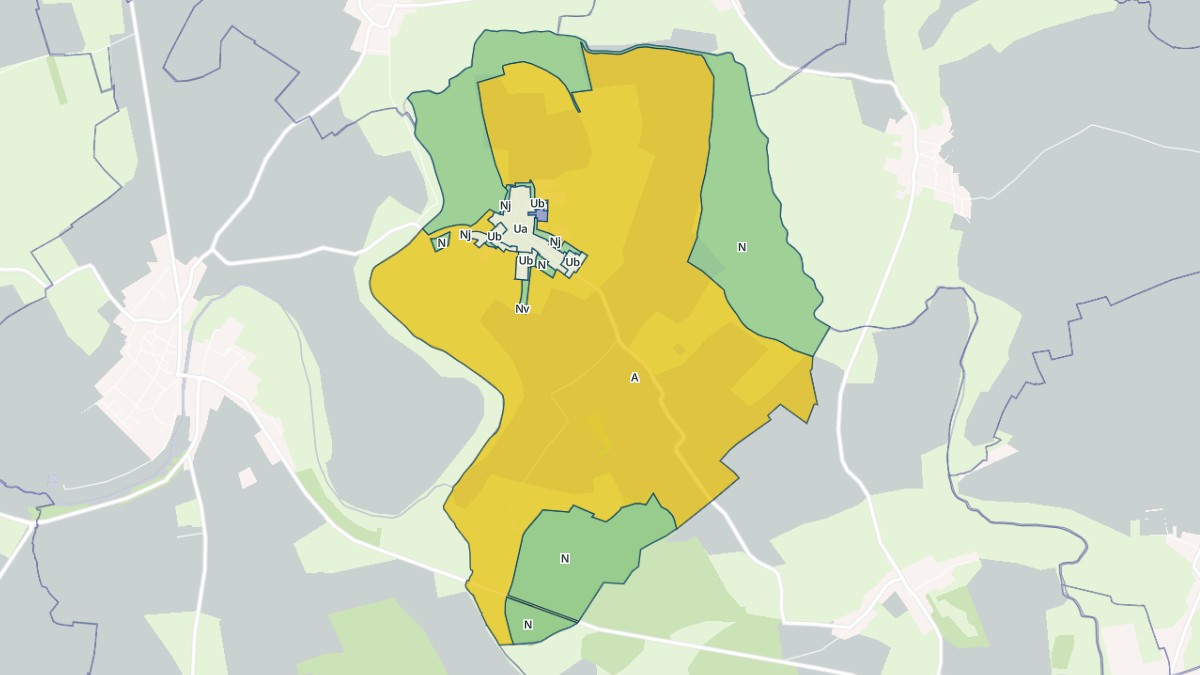 Aperçu cartographique de Abaucourt, centré sur la commune