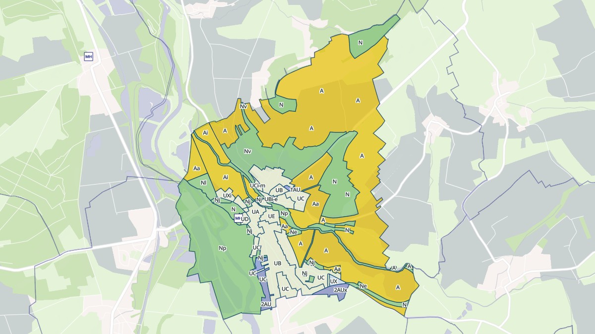 Aperçu cartographique de Bayon, centré sur la commune
