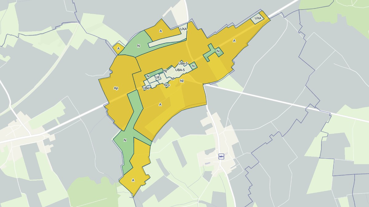 Aperçu cartographique de Beaumont, centré sur la commune