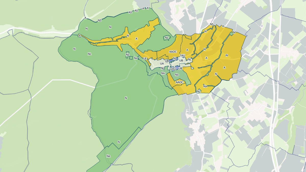Aperçu cartographique de Blénod-lès-Toul, centré sur la commune